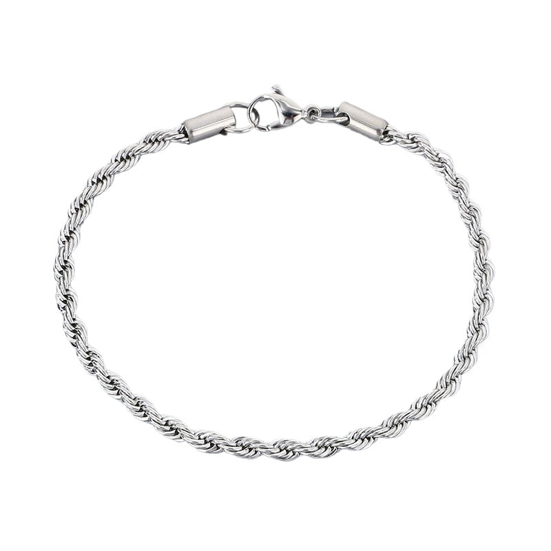 Unisex 4MM Wedding Bracelets Bracelet |18k Gold