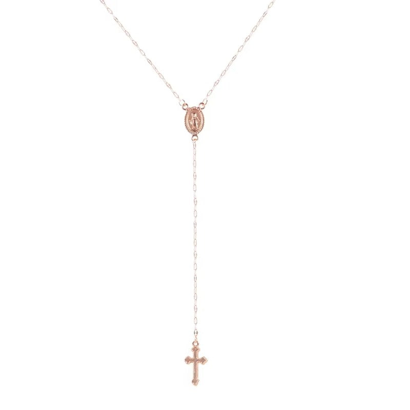 Vintage Bohemia Cross Necklace Charm |Gold
