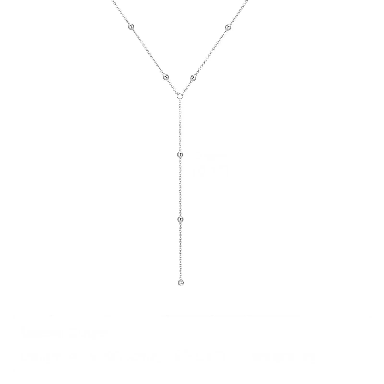 Double Laryer Long Chain Drop Pendant Choker Necklaces |Gold