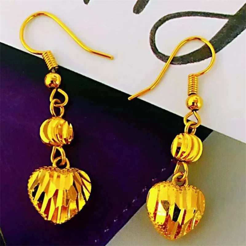 Lightweight Elegant Handcrafted Earrings | 24K Gold